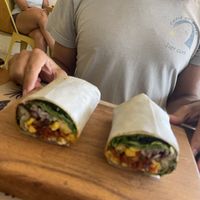 El Burrito pastor vegano  at La Cuisine in Cozumel