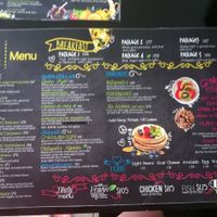 Breakfast menu at La Cuisine in Cozumel