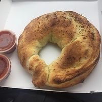 Vegan Calzone! at Vic's Pizzeria in Olympia