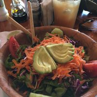 Vegan salad at Rock n' Java Caribbean Bar and Grill in Cozumel