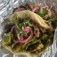 Vegan Chimichurri Chick'n Tacos  at QB in Olympia