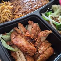 Crispy  deep fried chicken at Onn Vegetarian 安顺素食 in Central Singapore