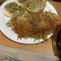 vegan biscuits and gravy half order  at New Moon Cooperative Cafe in Olympia