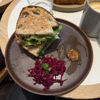Vegan toast option  at Woodberry Coffee - Futakotamagawa  in Tokyo