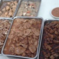 Small selection of their food... at Fook Tak Vegetarian Kitchen in Kowloon