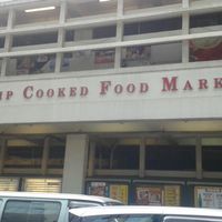 Outside view of the food court at Fook Tak Vegetarian Kitchen in Kowloon