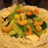 Fried mixed vegetables at Veggie Family 素食一家 in Kowloon