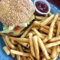 Beyond burger at Hearts Choices Thai Vegan Cafe in Calgary