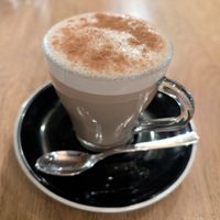 Chai latte with almond milk at Lucy Blu in Greyton
