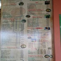 Huge Restaurant Menu Board at Norte Sur in Ventura