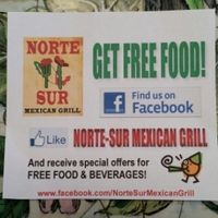 Facebook 'Free Food' Offer at Norte Sur in Ventura