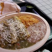 Green enchiladas at Norte Sur in Ventura