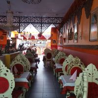 Interior (when closed) at Namaste India in Bern
