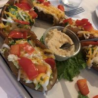 Veggie Skins  at Red Hook Grill in Columbus