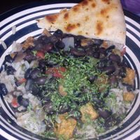 black beans & rice w/ tofu at Red Hook Grill in Columbus
