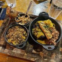 Vegan bbq platter  at Yemanja Woodfired Grill in Oranjestad