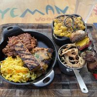 Vegan BBQ Platter   at Yemanja Woodfired Grill in Oranjestad