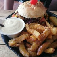 Burger cheese at Eat.Co in Koh Phangan