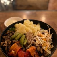 Meaty bowl  at Eat.Co in Koh Phangan