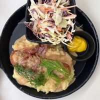 Vegan Bangers & Mash at Eat.Co in Koh Phangan