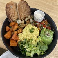 Tofu scramble bowl  at Eat.Co in Koh Phangan