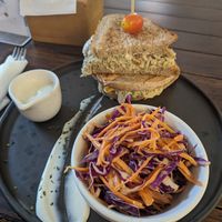 Tuna toastie at Eat.Co in Koh Phangan