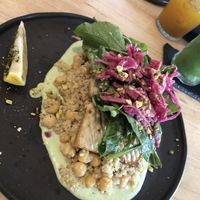 miso tofu steak  at Eat.Co in Koh Phangan