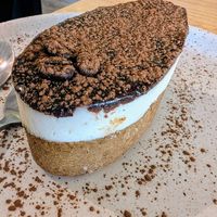 Mocha cheesecake at Eat.Co in Koh Phangan