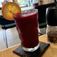 Cold pressed juice   at Eat.Co in Koh Phangan