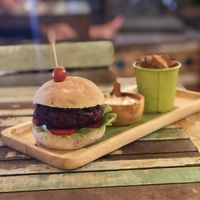 Popular item: Beetroot burger at Eat.Co in Koh Phangan