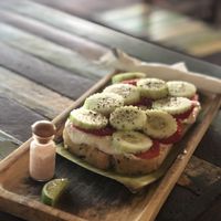 Cashew Cream Cheese Toast at Eat.Co in Koh Phangan