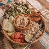 One of their delicious buddha bowls. at Eat.Co in Koh Phangan
