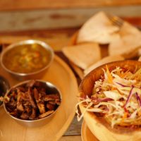 (Part of) vegan thali at Eat.Co in Koh Phangan