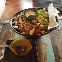 watermelon salad and chocolate cluster at Eat.Co in Koh Phangan