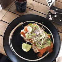 “Salmon” toast at Eat.Co in Koh Phangan