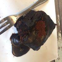 Good peanut butter chocolate brownie. FYI it tastes like a banana chocolate brownie. You can’t taste the peanut butter, but it’s still very good. at Eat.Co in Koh Phangan