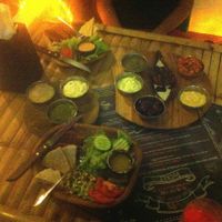 Various dips and bread at Eat.Co in Koh Phangan