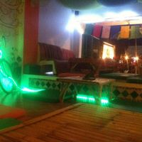 Chill sitting and dining area at Eat.Co in Koh Phangan