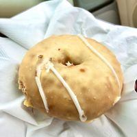 Orange Creamsicle vegan donut at Coffee Conscious in Berkeley