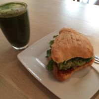 Best sandwich ever! at Miazsz in Krakow