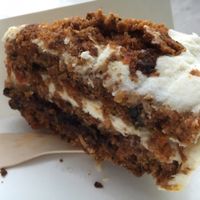 Carrot cake  at Miazsz in Krakow