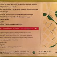 info on flyer  at Miazsz in Krakow