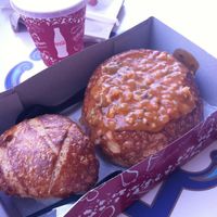Vegetarian gumbo in a bread bowl at Disneyland - Royal Street Veranda in Anaheim