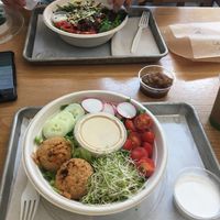 Falafel salad  at Seed + Salt in San Francisco