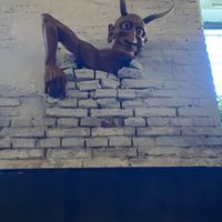 The star of the place  at Belzepub in Prague