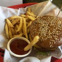 The Chilli Burger  at Belzepub in Prague
