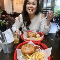 Belzeburger vs. Chilli burger  at Belzepub in Prague