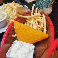 Fried cheese at Belzepub in Prague
