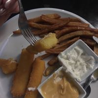 Fried cheese  at Belzepub in Prague