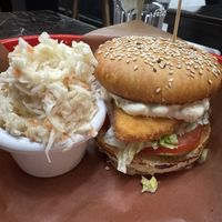 NoChicken burger  at Belzepub in Prague